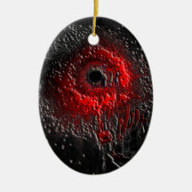 The Splatter Effect Christmas Tree Ornament