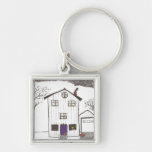 The Spooky House Keychain