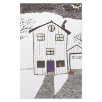 The Spooky House Personalized Stationery