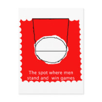 The Spot Where Men Stand And Win Games postcards by Supernova23 The Spot Where Men Stand And Win Games postcards