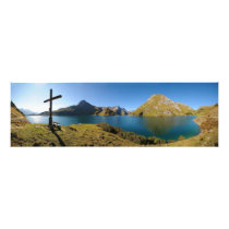 The Spullersee Mountain Lake Vorarlberg Austria Photo Print