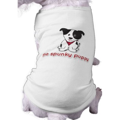 the spunky puppy logo wear pet clothing by TheSpunkyPuppy