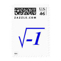 The Square Root of Minus One. postage