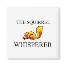 The Squirrel Whisperer magnets