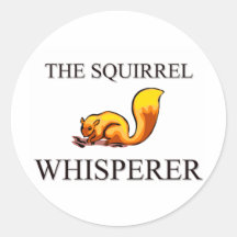 The Squirrel Whisperer Stickers