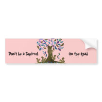 The Squirrel's Treehouse Bumper Sticker