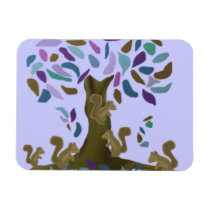 The Squirrels Treehouse Premium Magnet