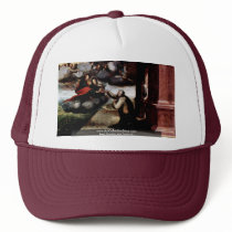 The St. Catherine Receiving The Stigmata Mesh Hats