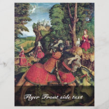 The St. George Fighting The Dragon By Beck Leonhar Flyer