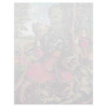 The St. George Fighting The Dragon By Beck Leonhar Letterhead Design