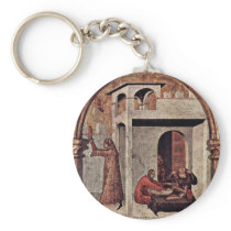 The St. Louis Of Toulouse Crowned His Brother Robe Key Chain