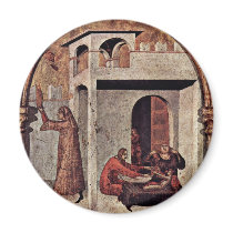 The St. Louis Of Toulouse Crowned His Brother Robe Refrigerator Magnets