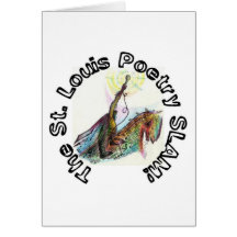 The St. Louis Poetry Slam shwag Card
