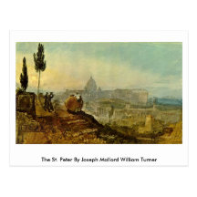 The St. Peter By Joseph Mallord William Turner Post Cards