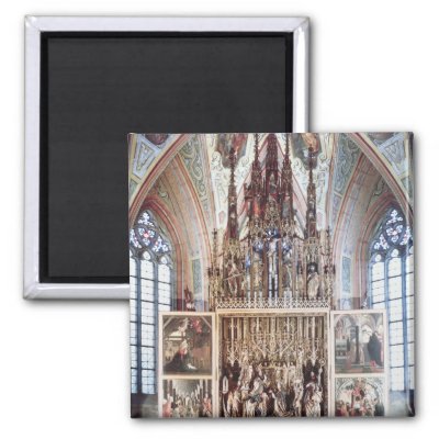 The St. Wolfgang Altarpiece  1471-81 Fridge Magnet