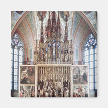 The St. Wolfgang Altarpiece  1471-81 Fridge Magnet