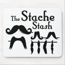 The Stache Stash mousepads