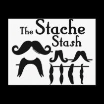 The Stache Stash postcards