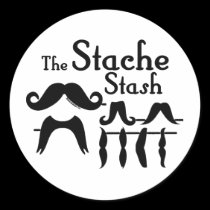 The Stache Stash stickers