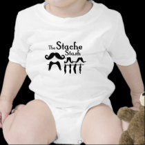 The Stache Stash t-shirts