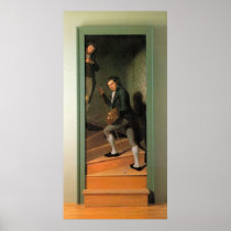 The Staircase Group, by Charles Willson Peale Print