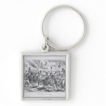 The Stamp Act Riots at Boston Key Chains