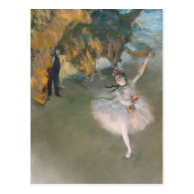 The Star, or Dancer on the stage, c.1876-77 Postcard