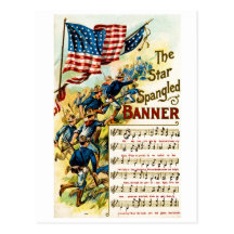 The Star Spangled Banner 1908 Post Cards