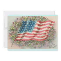 The Star Spangled Banner Personalized Invitation