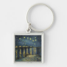 The Starry Night, 1888 Keychain