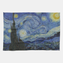 The Starry Night American MoJo Kitchen Towel