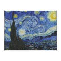 The Starry Night Canvas Stretched Canvas Prints