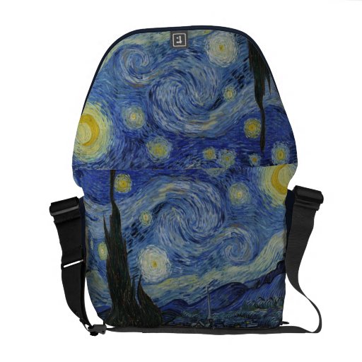 the starry gogh 1888 messenger bag zazzle the starry gogh 1888 messenger bag zazzle
