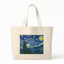 The Starry Night - Vincent van Gogh (1889) Tote Bags