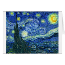 The Starry Night - Vincent van Gogh (1889) Greeting Cards