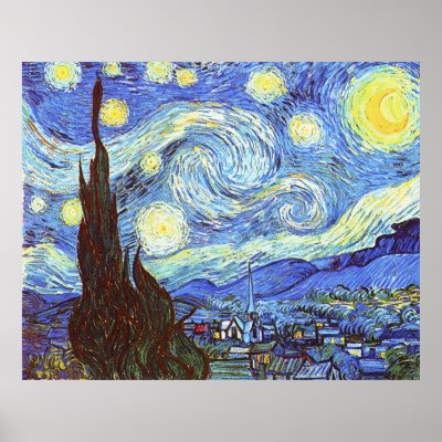 The Starry Night, Vincent van Gogh Print