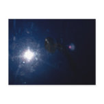 the starry ocean blue postcard