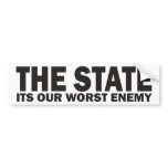 THE STATE BUMPER STICKERS