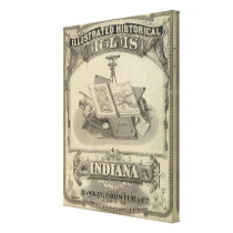 The State of Indiana Canvas Prints