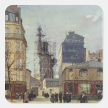The Statue of Liberty, by Bartholdi Square Sticker