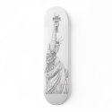 The Statue of Liberty skateboard