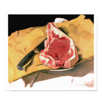 The Steak by Felix Vallotton, 1914 Print