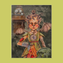 The Steam Punk Fairy Selene, Postcard