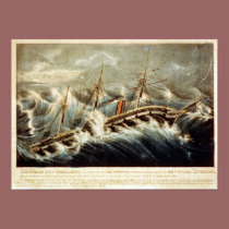 The Steam Ship President Poster