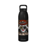 the steampunk funk funky guy reusable water bottles