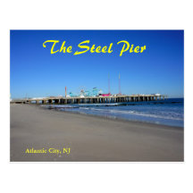 The Steel Pier in Atlantic City Postcards