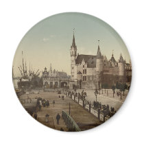 The Steen, Antwerp, Belgium Refrigerator Magnets