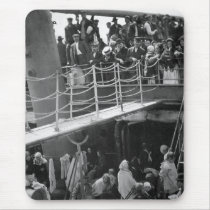 The Steerage - Immigration Ship Vintage 1907 Mouse Pads