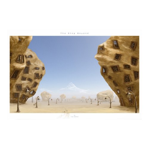 The Step Beyond Surreal Art print poster