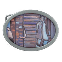 The steps Belt Buckle